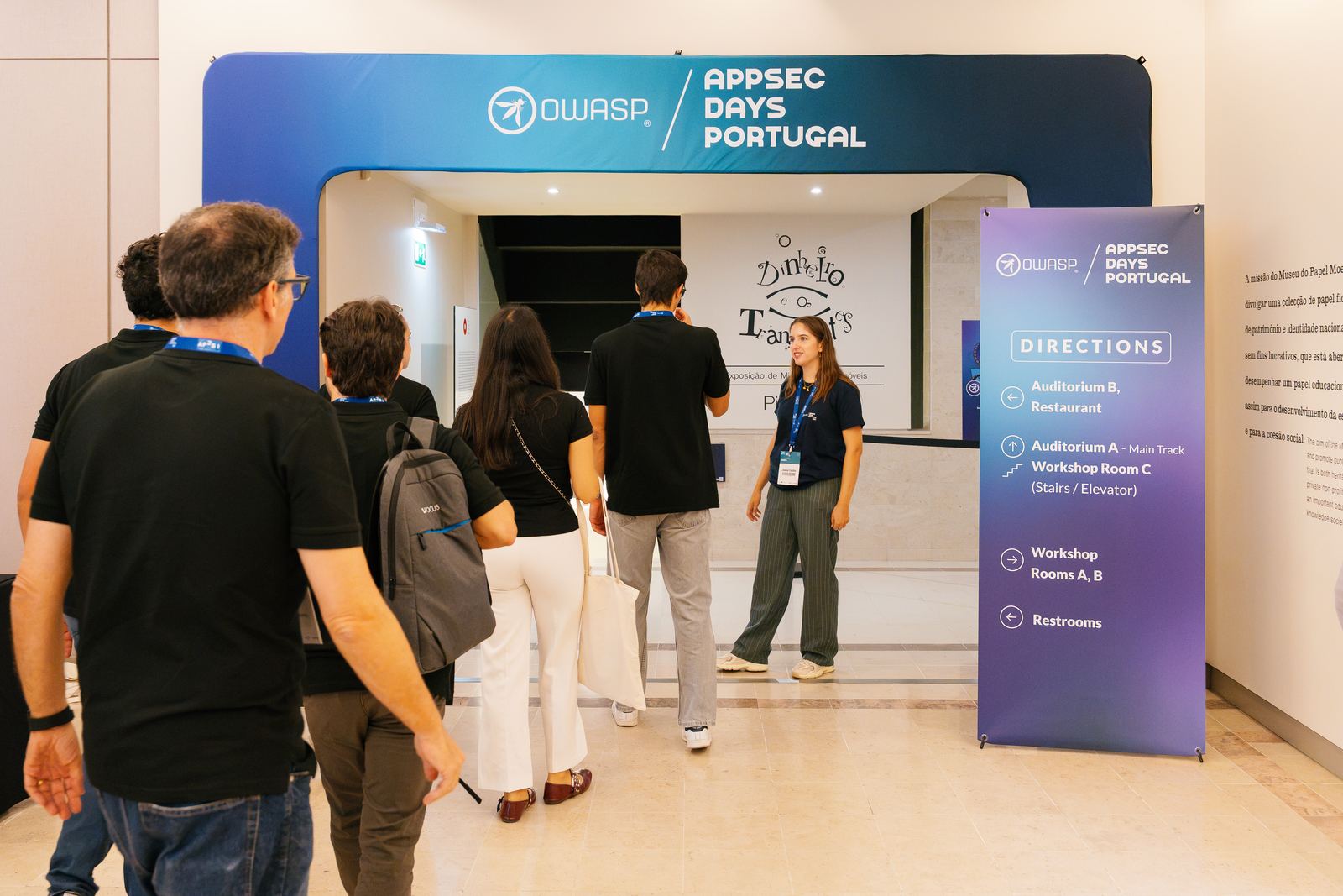 Attendees arriving at OWASP AppSec Days Portugal 2026